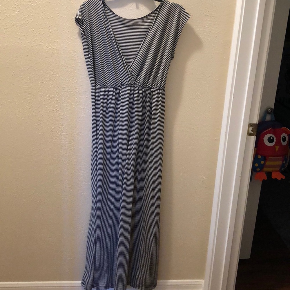 Striped maxi dress